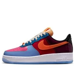 Nike X Undefeated Air Force 1 Low Total Orange - BLANC, BLEU, ORANGE, VIOLET